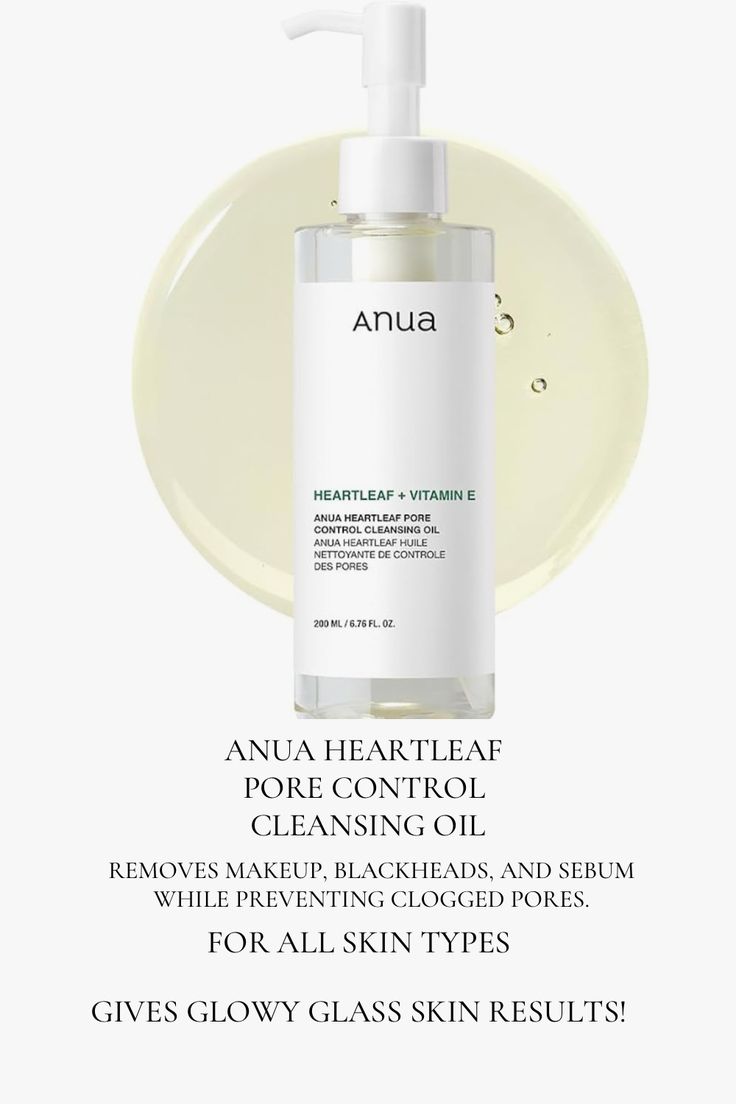 Anua Heartleaf Cleansing Oil Pore Cleanser