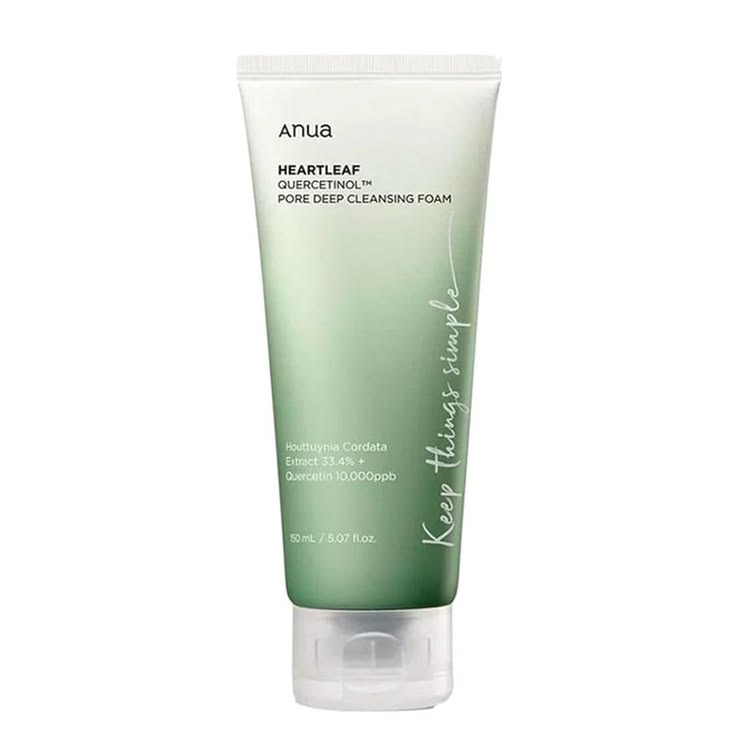 Anua Heartleaf Quercetinol Pore Deep Cleansing Foam + BHA (150ml)