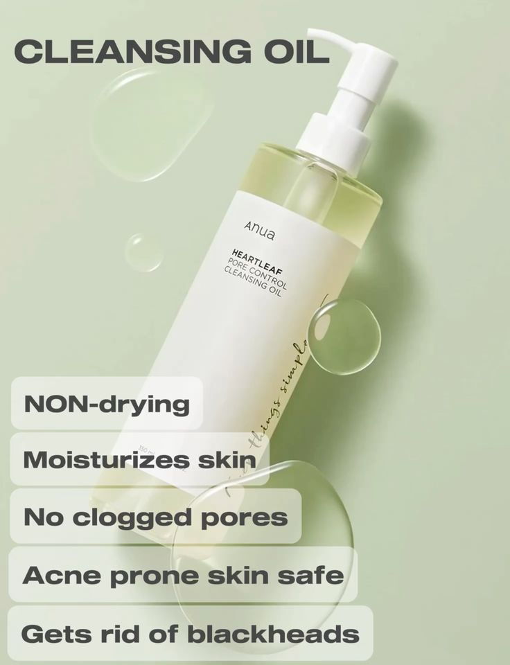 Anua Heartleaf Cleansing Oil Pore Cleanser